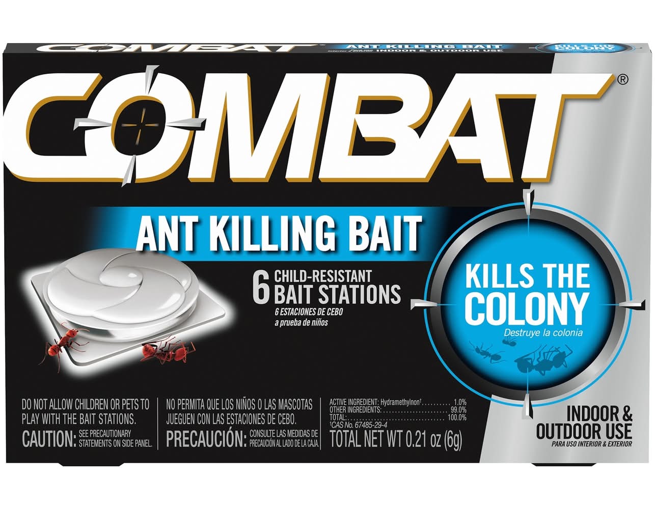 Combat Silver Ant Bait Station 0.21 Oz