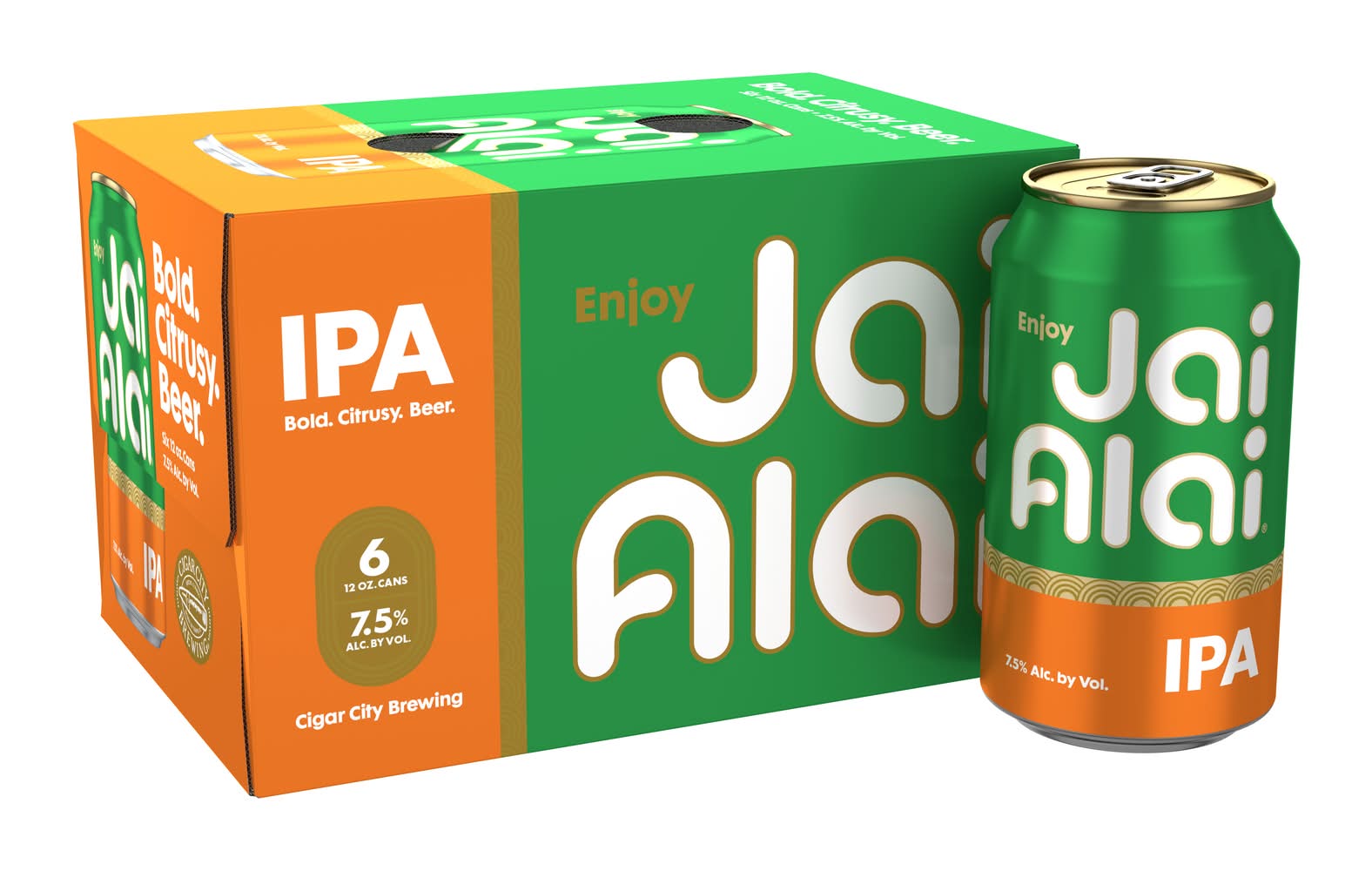 Cigar City Brewing Jai Alai Ipa Beer (6 x 12 fl oz)