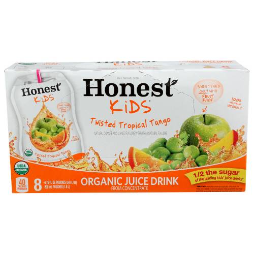 Honest Kids Organic Twisted Tropical Tango Juice 8 Pack