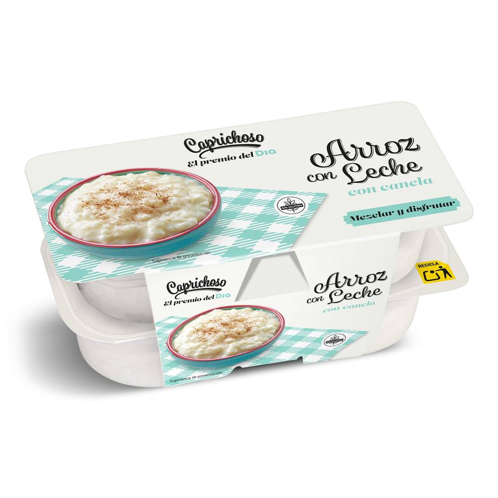 Arroz Con Leche Con Canela Caprichoso Dia Pack 4 X 125 G