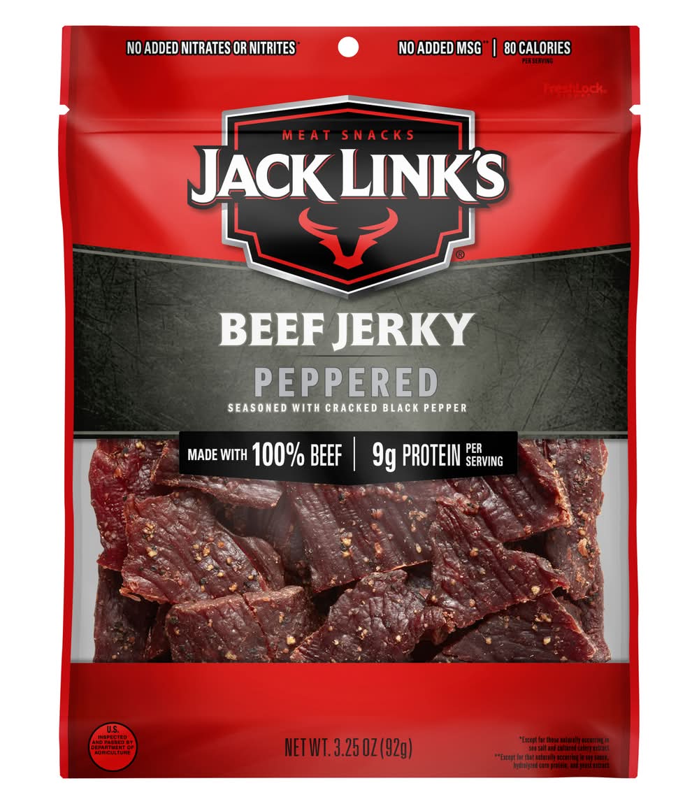 Jack Link's Beef Jerky, Peppered (3.25 oz)