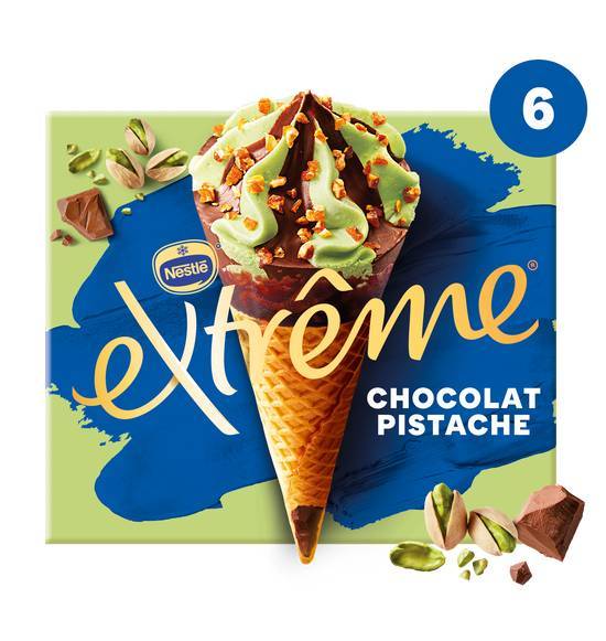 Extrême - chocolat pistache - nestlé - 426g