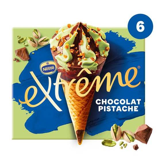 Extrême - chocolat pistache - nestlé - 426g