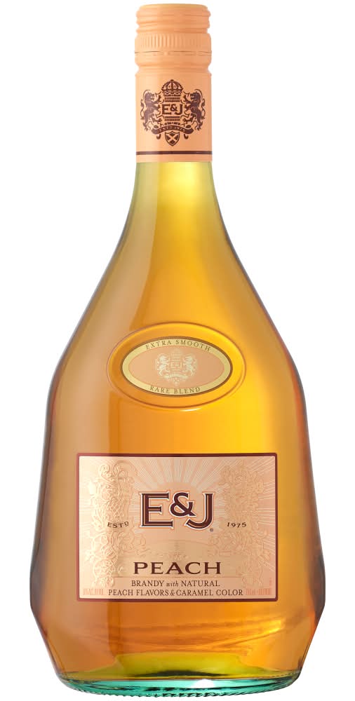 E&J Extra Smooth Rare Blend Brandy, Peach (750 ml)