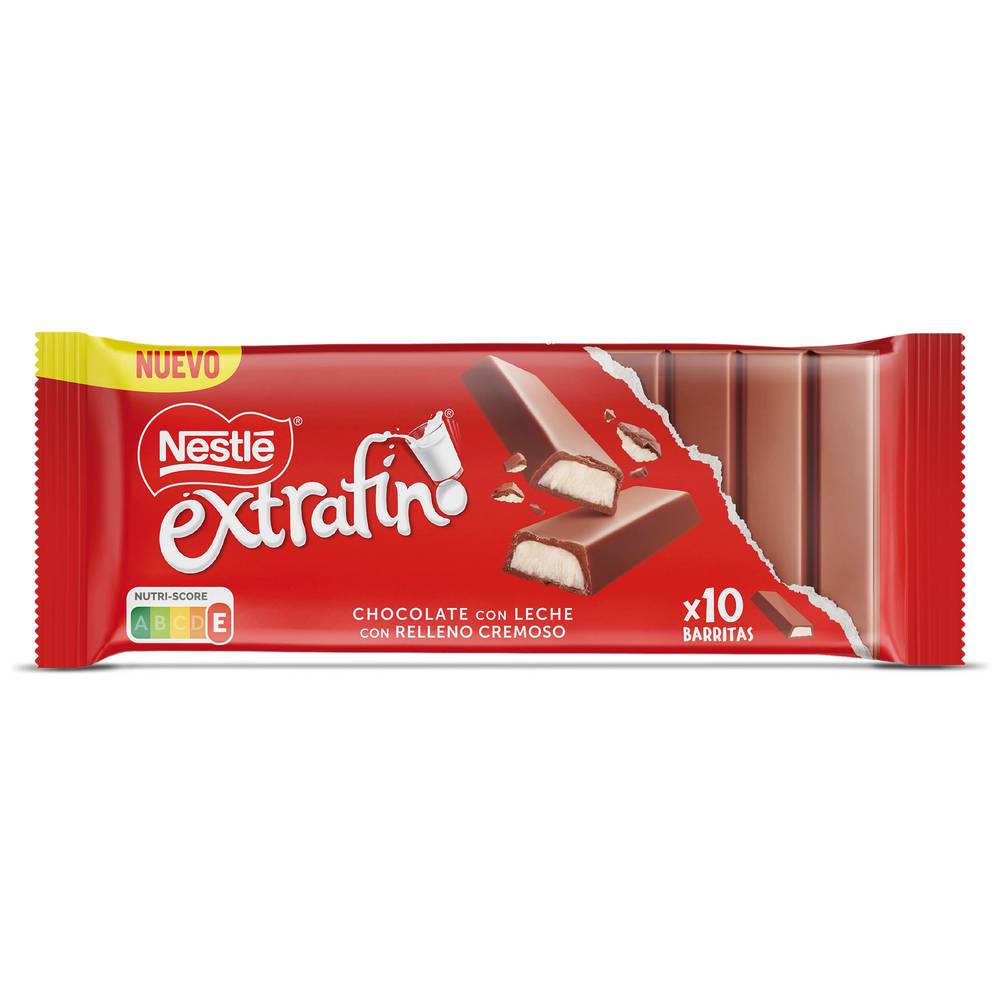 Chocolate Con Leche Con Relleno Cremoso Nestlé Extrafino 100 G