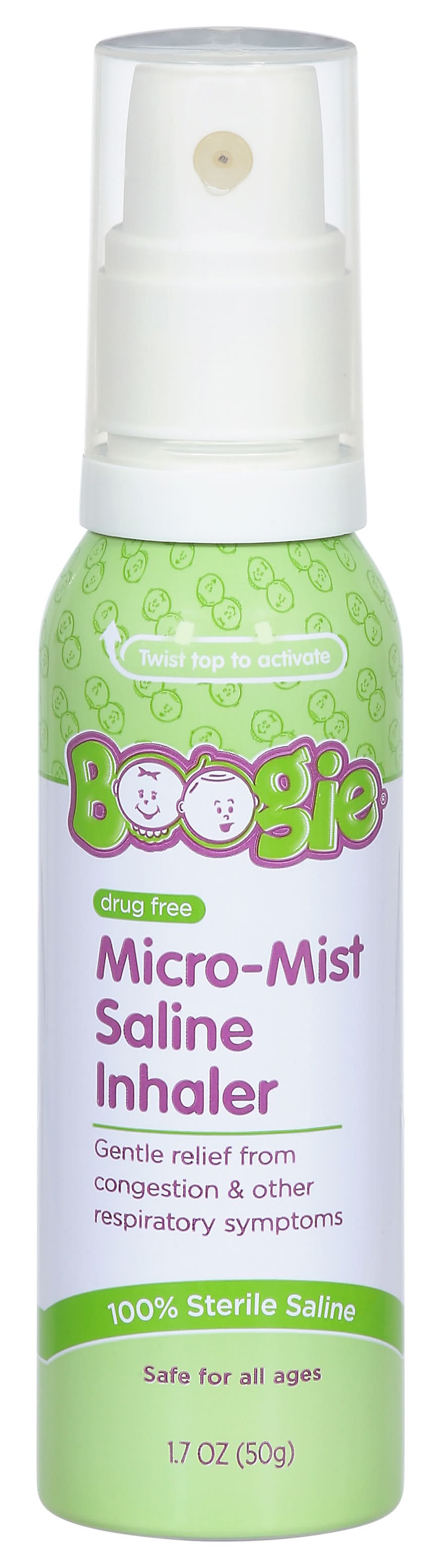 Boogie Micro-Mist Saline Inhaler (1.7 oz)