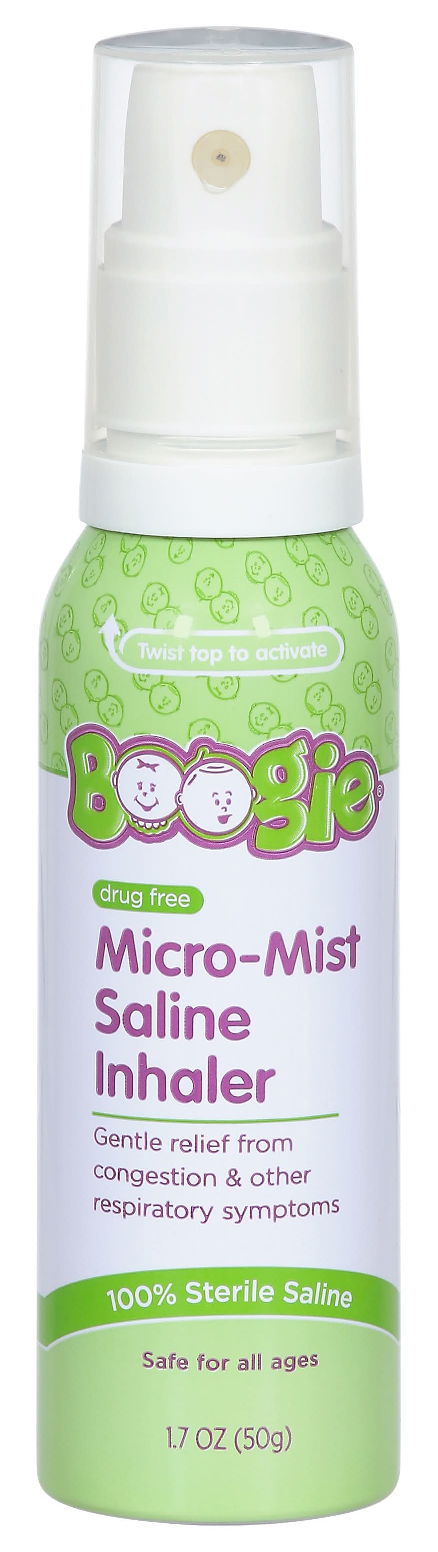 Boogie Micro-Mist Saline Inhaler (1.7 oz)