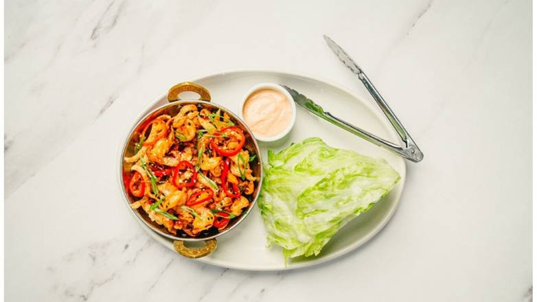 Szechuan Chicken Lettuce Wraps