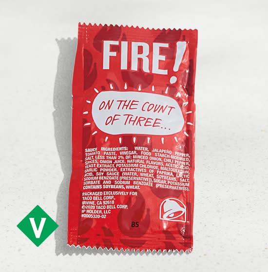 Fire Sauce Packet