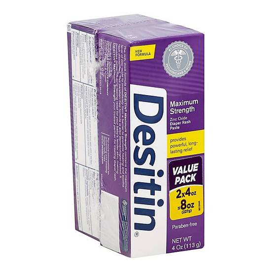Desitin® 2-Pack 4 oz. Maximum Strength Diaper Rash Paste