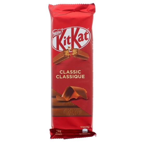 Kit kat kit kat classique (120 g) - classic chocolate bar (120 g)