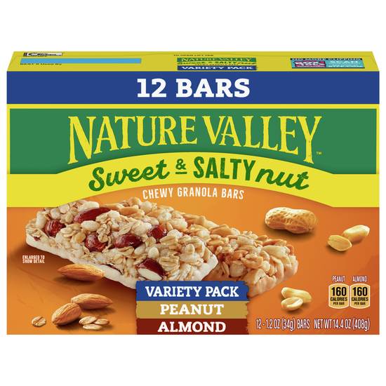 Nature Valley Variety pack Sweet & Salty Nut Granola Bars (12 ct)