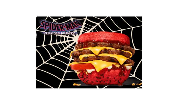 Spider-verse Triple Burger
