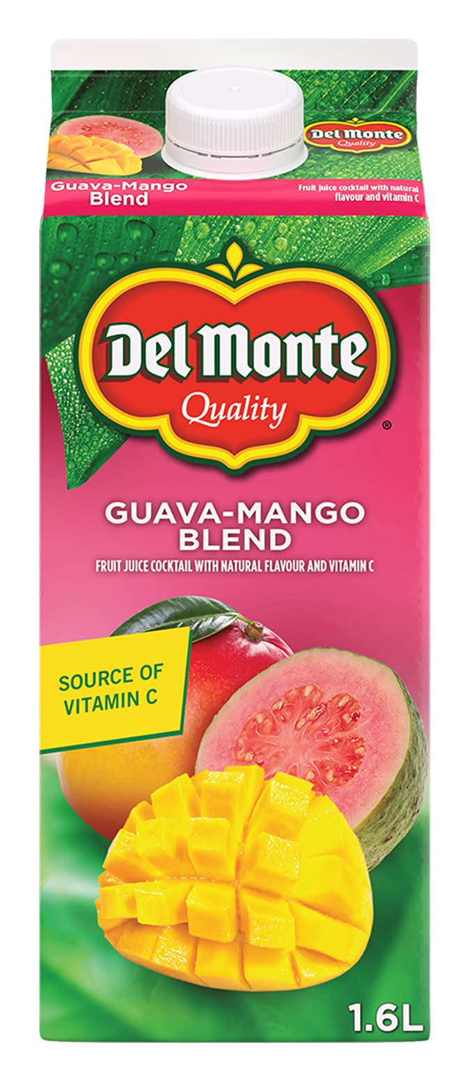 Del Monte Fruit Juice Cocktail, Guava - Mango Blend (1.6 L)