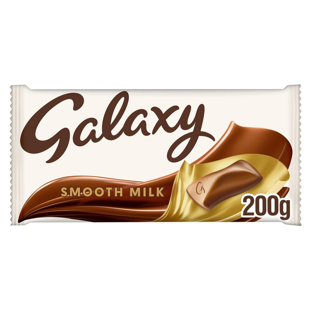 Galaxy Smooth Milk Chocolate Block Bar Vegetarian 180g