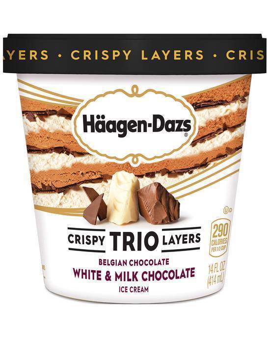 Trio Triple Chocolate Ice Cream 14 oz