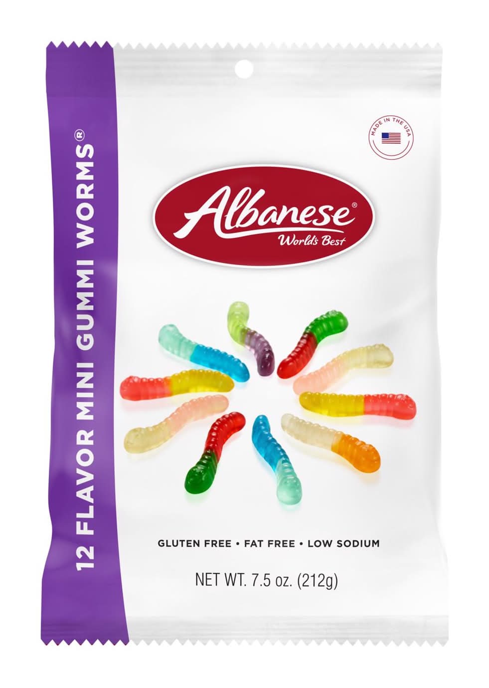 Albanese Assorted Gummi Candy 7.5 Oz