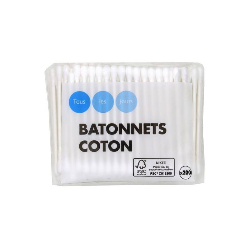 Tous Les Jours - Batonnets coton (200)