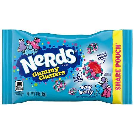 Nerds Gummy Clusters Share Pack Very Berry - 3.0 oz