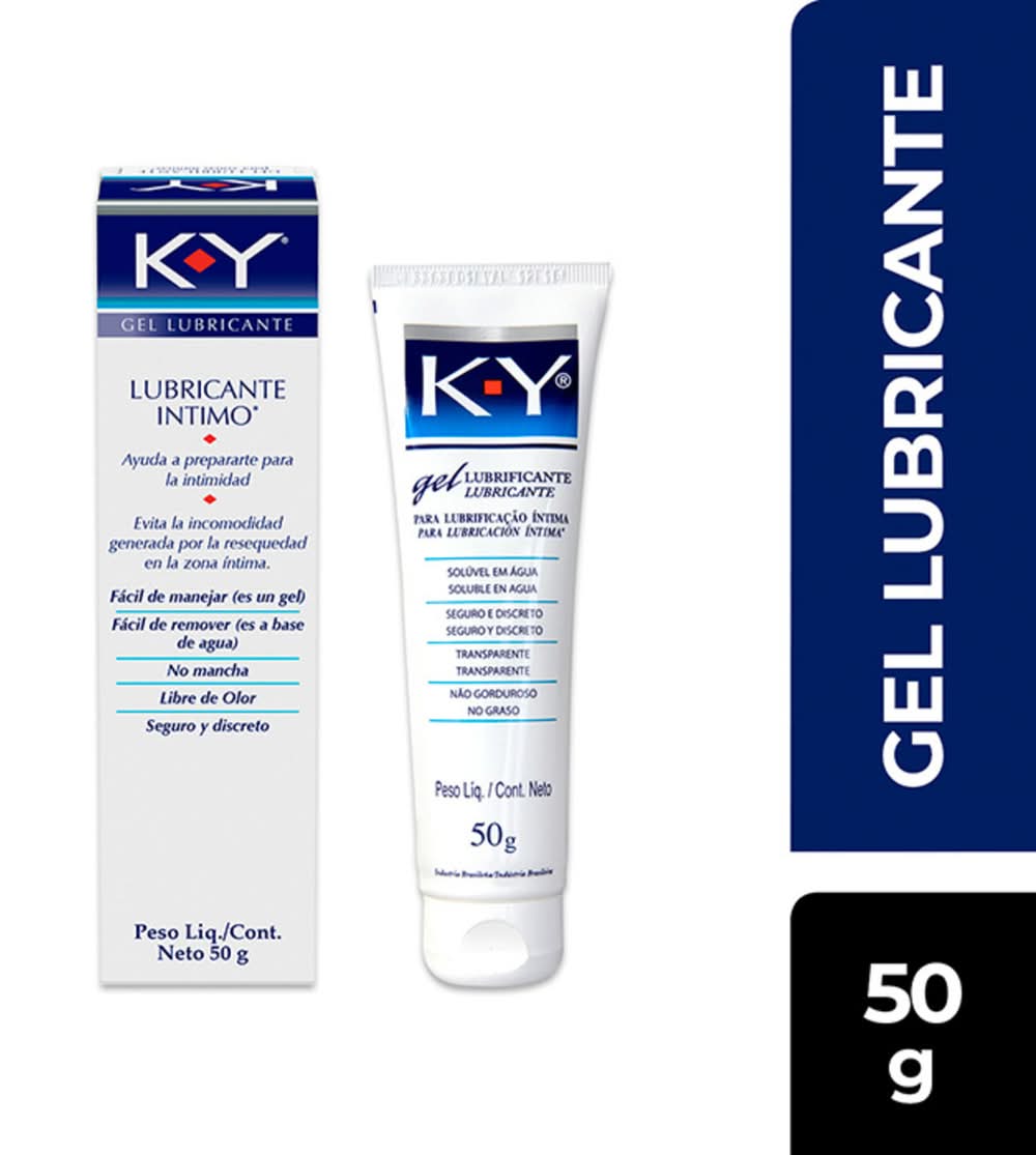 KY · Gel lubricante íntimo a base de agua (50 g)