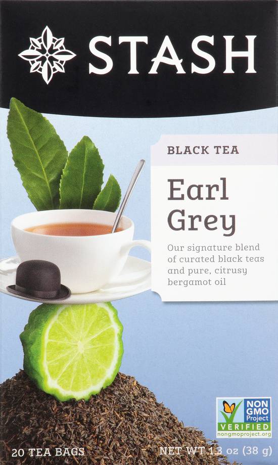 Stash Tea Earl Grey Black Tea (20 tea bags)
