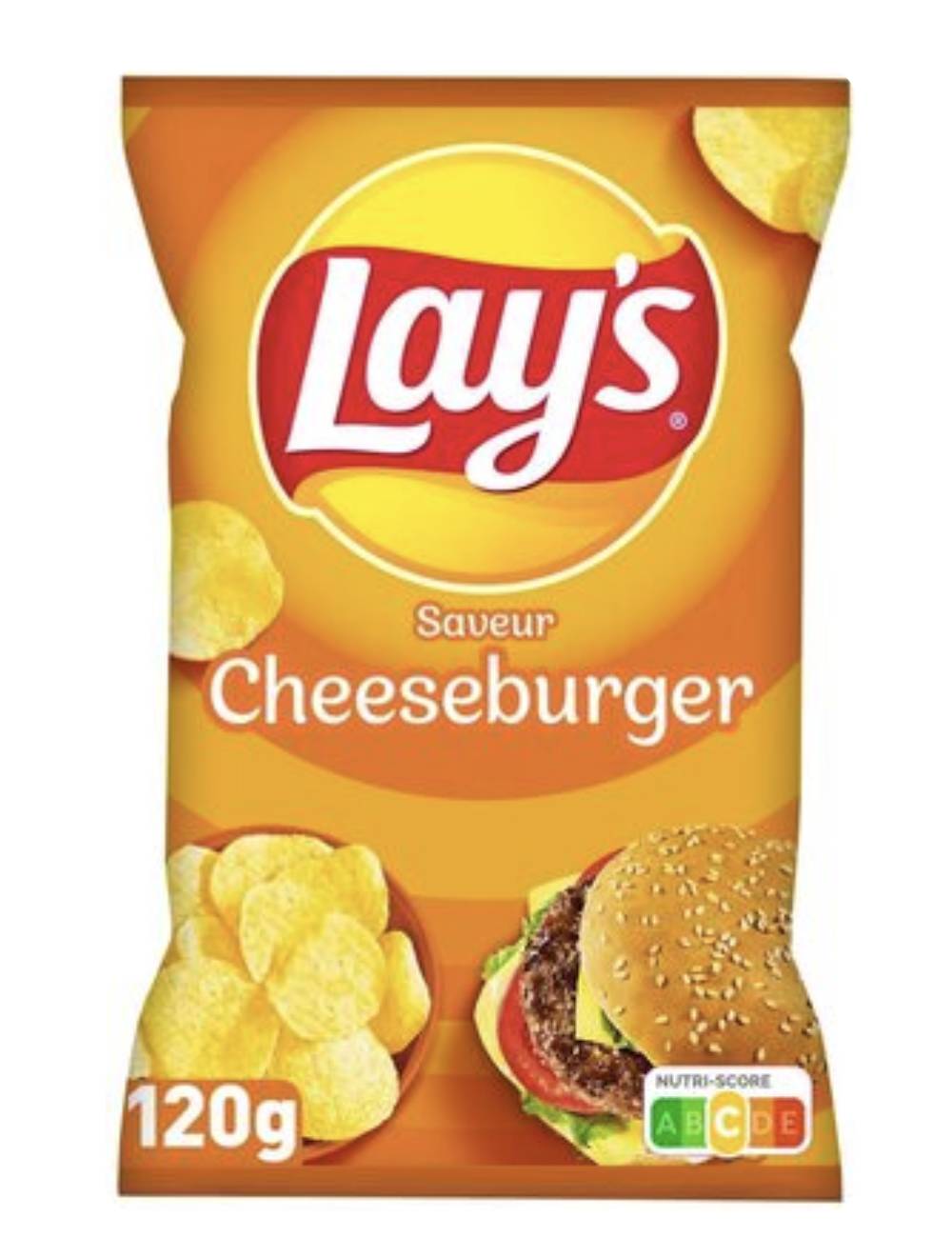 Chips saveur cheesburger