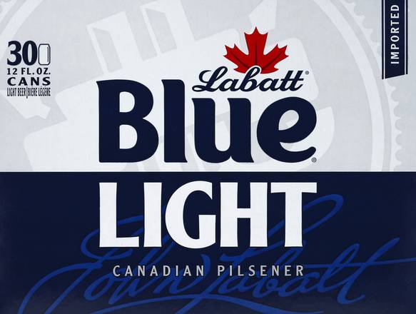 Labatt Blue Imported Canadian Pilsener Light Beer (30 pack, 12 fl oz)
