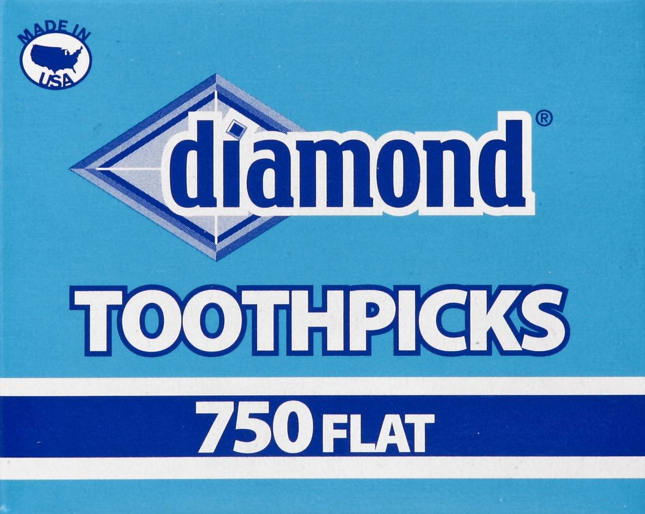 Diamond Flat Toothpicks (2 oz)