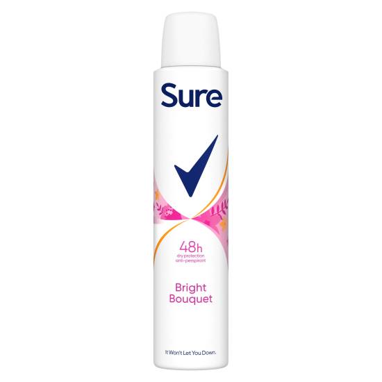 Sure Anti-Perspirant Aerosol Bright Bouquet (200ml)