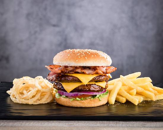 Bacon & Cheese Burger - Double