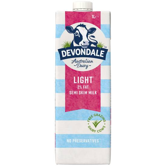 Devondale Semi Skim Long Life Milk 1L
