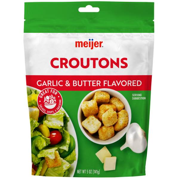 Meijer Garlic and Butter Croutons (5 oz)