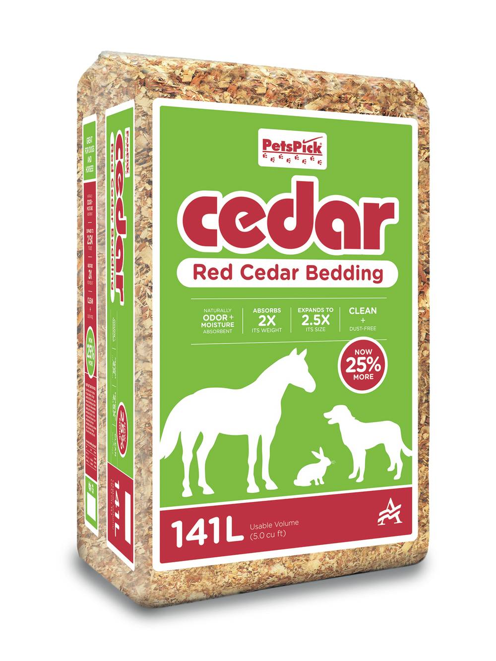 Pets Pick Pet's Pick Cedar Bedding, 5.0 Cu ft