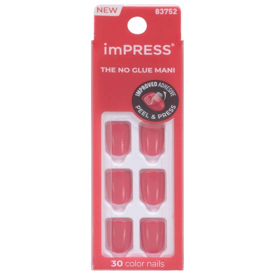 Kiss Press-On Manicure Color Nails (reddy or not)