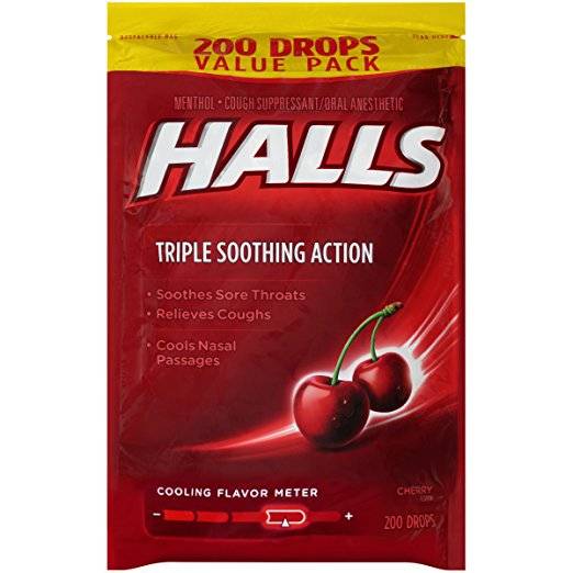 HALLS Cherry Flavor Bar 1 PCK