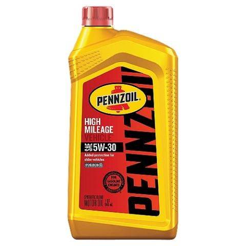 Pennzoil High Mileage Vehicle Motor Oil SAE 5W-30 1qt