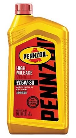 Pennzoil High Mileage Vehicle Motor Oil SAE 5W-30 1qt