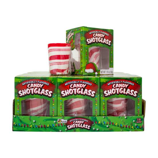Order Candy Cane Shot Glass, 1.76 oz - 1 ct food online from Bartell Drugs store, BOTHELL on bringmethat.com