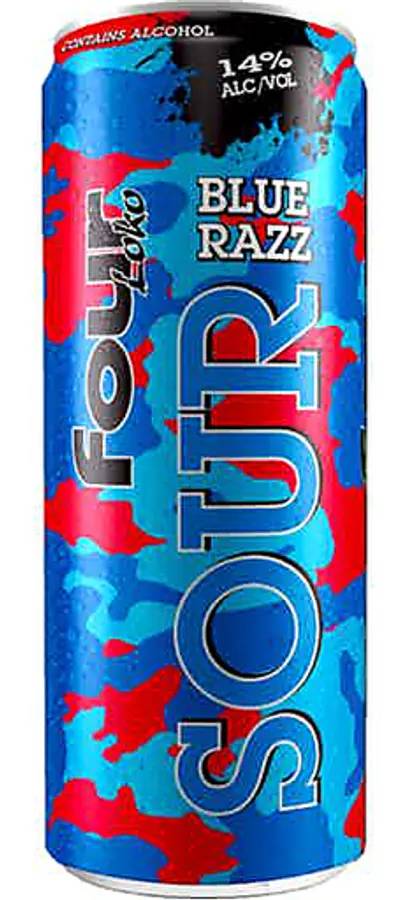 Four Loko Sour Blue Razz