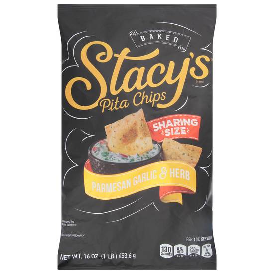 Stacy's Baked Sharing Size Pita Chips (parmesan garlic-herb)