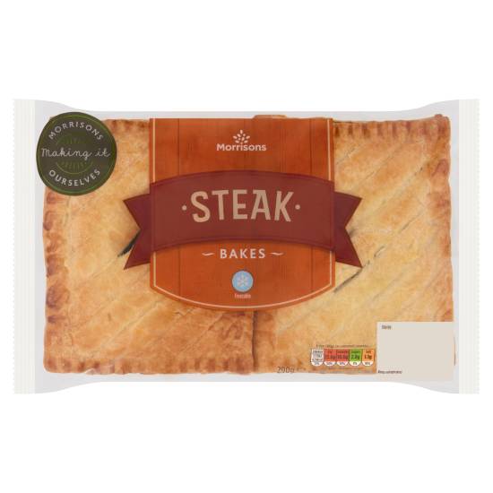 Morrisons Beef - Onion, Steak Bakes Puff Pastry (290g)