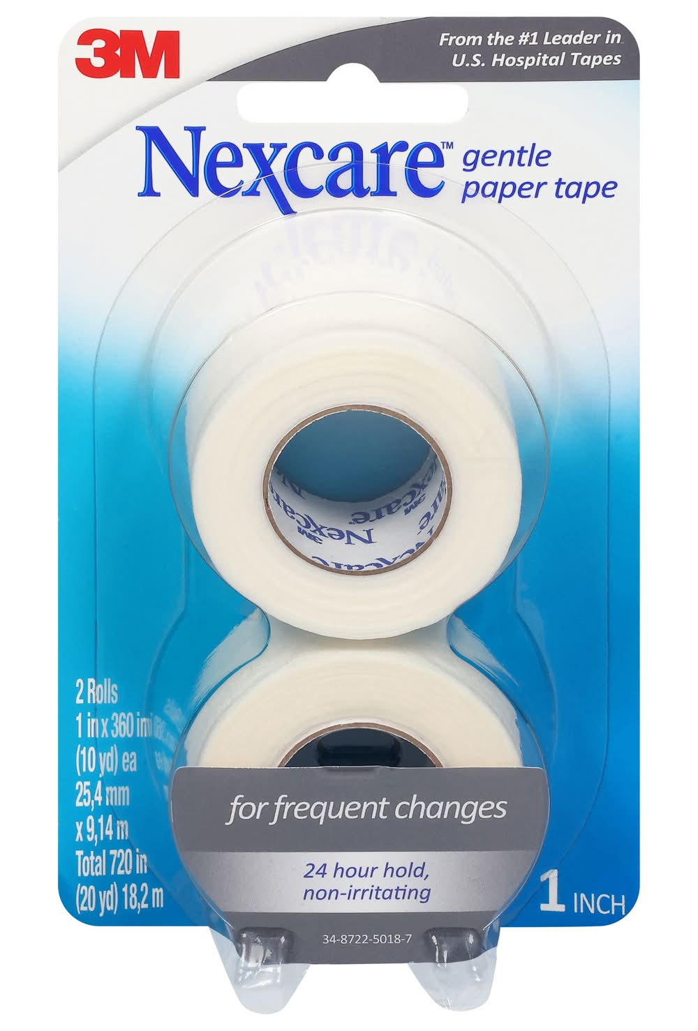 Nexcare Gentle Paper Hypoallergenic Carded Tape (1.7 oz)