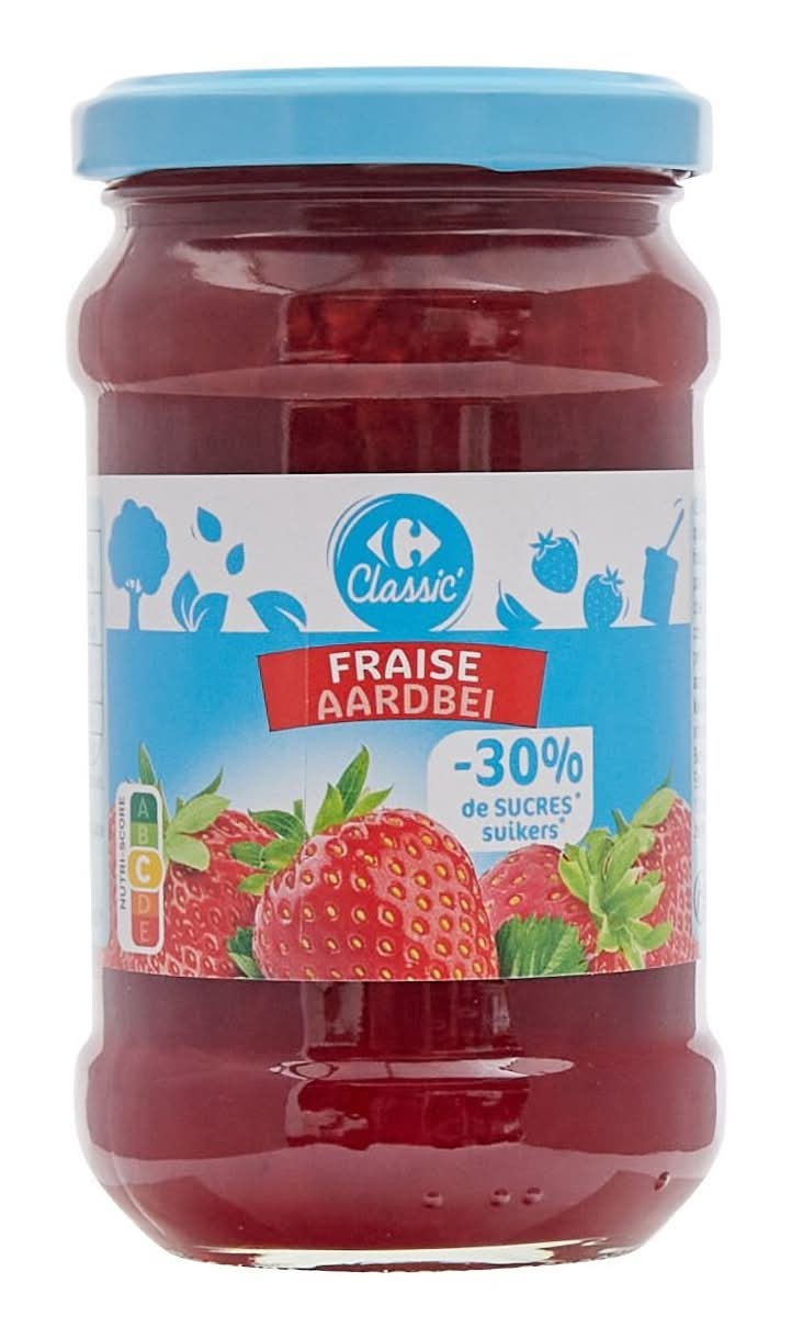 Carrefour Classic' - Confiture de fraise (340g)
