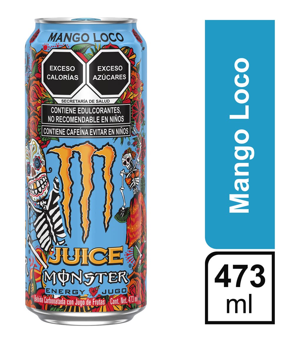 Monster Energy · Juice bebida energética, mango loco (473 ml)
