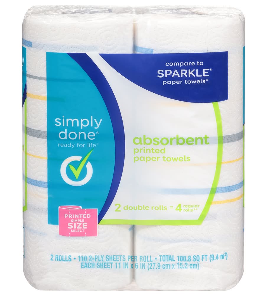 Simply Done Paper Towels, 11 x 5.5 in (2 x 2 ct)