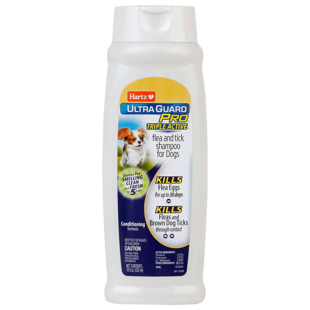 Hartz Ultraguard Pro Flea & Tick Conditioning Shampoo (18 oz)