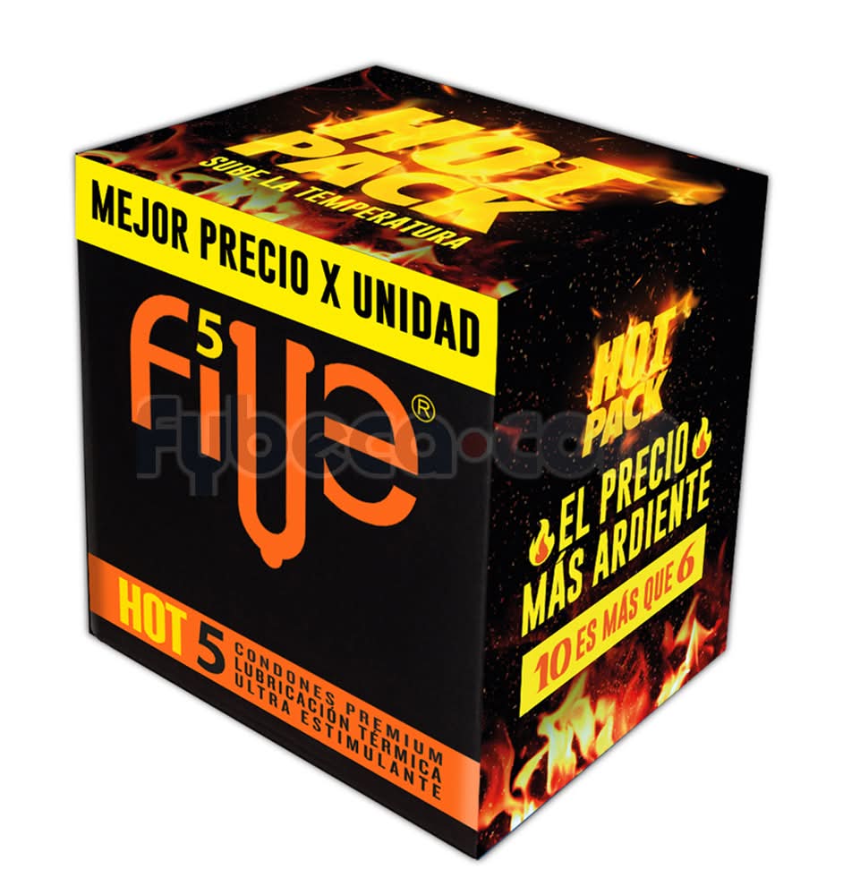 Hot Pack 10 Preservativos Con  Lubricacion Termica