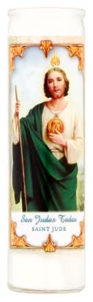 Star Candle Co. San Judas Tadeo Saint Jude Candle