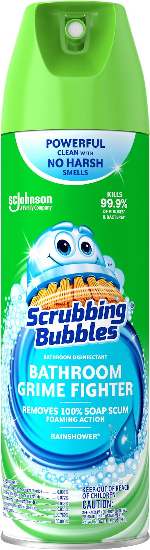 Scrubbing Bubbles Grime Fighter Rainshower Bathroom Cleaner