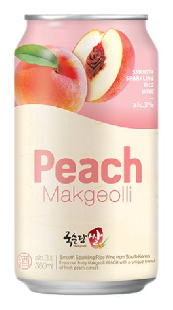 Kooksoondang Peach, Makgeolli Rice Wine (350ml)